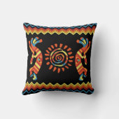 サンカラフルココペリ装飾用クッション クッション (裏面)