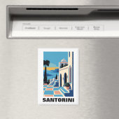 サンカラフルトリニ・ギリシ絵を描ア建築 マグネット (インサイチュ (食洗機))