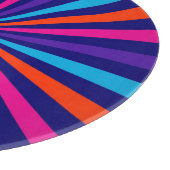 サンカラフルバースト紡績車デザイン カッティングボード (角)