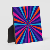 サンカラフルバースト紡績車デザイン フォトプラーク (正面)