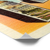 サンカラフルフランシスコからのヴィンテージ ポスター (角)