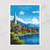 サンカルロスデバリローシュヴィンテージトラベル ポストカード (正面)
