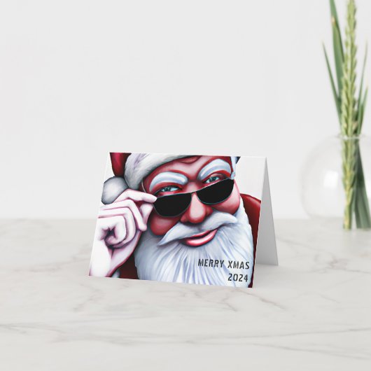 サンガおもしろいスクールスのサンタクロース シーズンカード (正面)