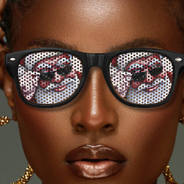 サンガおもしろいスクールスのサンタクロース レトロサングラス