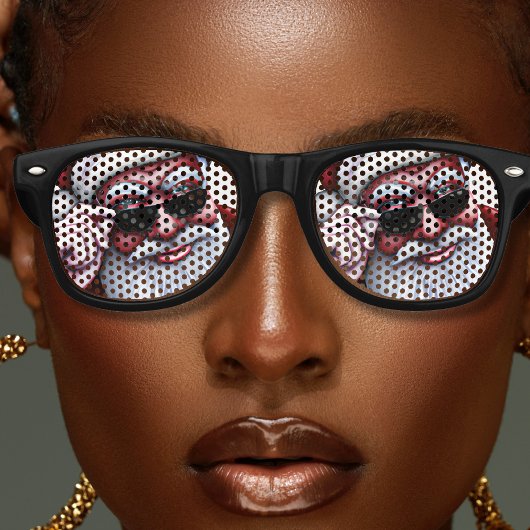 サンガおもしろいスクールスのサンタクロース レトロサングラス