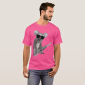 サンガおもしろいラスのフルートを遊着たコアラ Tシャツ (正面フル)