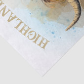 サンガおもしろいラスをかぶったハイランド牛 薄葉紙 (詳細)