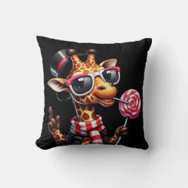 サンガおもしろいラスを履いたキリン クッション