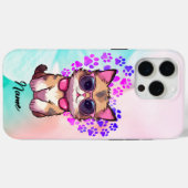 サンガカスタムスクールスケースに入った猫 Case-Mate iPhoneケース (裏面 (横))