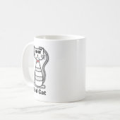 サンガカッコいいラスのかわいい猫 コーヒーマグカップ (正面左)