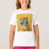 サンガカッコいいラスの子猫 Tシャツ (正面)