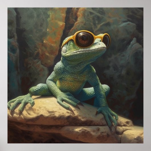 サンガクールスを着たグリーンゲッコ ポスター (正面)