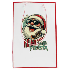 サンガクールス付きおもしろいサンタクロース – Ho-ho-ho ミディアムペーパーバッグ