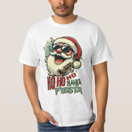 サンガクールス付きおもしろいサンタクロース – Ho-ho-ho Tシャツ