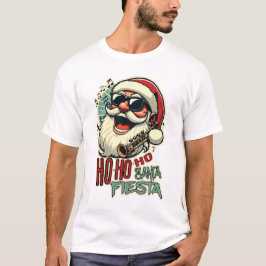 サンガクールス付きおもしろいサンタクロース – Ho-ho-ho Tシャツ