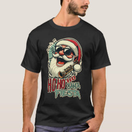 サンガクールス付きおもしろいサンタクロース – Ho-ho-ho Tシャツ