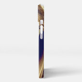 サンガクールラスに映る女性 iPhoneケース (左側面)