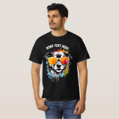 サンガクールラスのかわいい子犬 Tシャツ (正面フル)