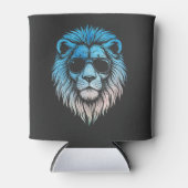 サンガクールラスのアートワークを着たライオン 缶クーラー (正面)
