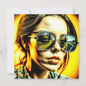 サンガクールラスの女性の道の反射 (正面)