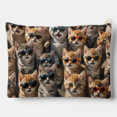 サンガクールラスをかぶった猫たち アクセサリーポーチ (裏面)