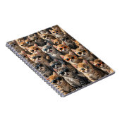 サンガクールラスをかぶった猫たち ノートブック (右側)