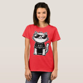 サンガクールースレッドの世界猫 Tシャツ (正面フル)