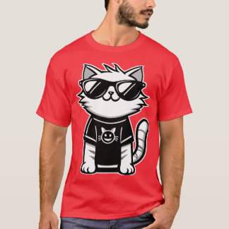 サンガクールースレッドの世界猫 Tシャツ