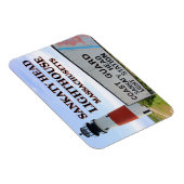 サンガティヘッド灯台、ナンタケット MA フレキシブルマグネット マグネット (右側)