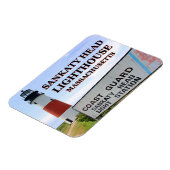 サンガティヘッド灯台、ナンタケット MA フレキシブルマグネット マグネット (左側)