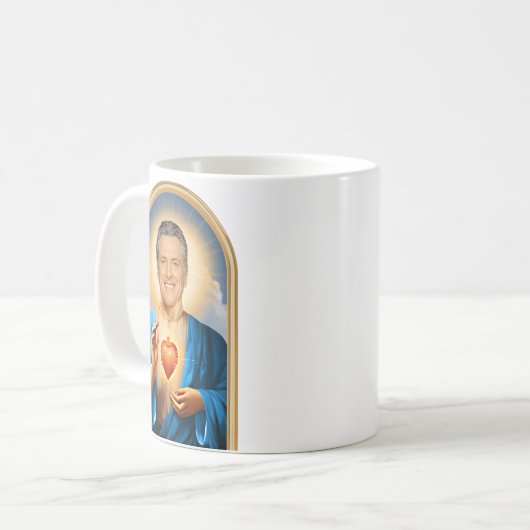 サンガビンニューソム祈りの言葉 コーヒーマグカップ (正面左)