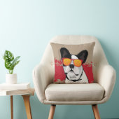 サンガフランスのラスのブルドッグ クッション (椅子)