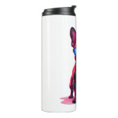 サンガフランスのラスを着たブルドッグサイエンスフィクションクール タンブラー (回転左)