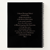 サンガブリエルザアーチャンエルウィズ祈りの言葉 ノートブック (裏面)