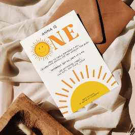 サンガールのまわりにの1歳の誕生日の最初の旅行 招待状