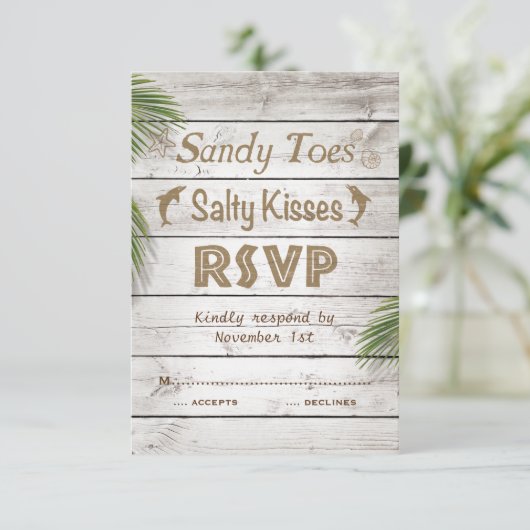 サンキスされたサンディサントーズサルティキスRSVP 出欠カード (スタンド正面)