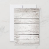 サンキスされたサンディサントーズサルティキスRSVP 出欠カード (裏面)