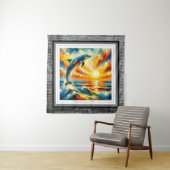 サンキスのドルフィンリープ タペストリー (インサイチュ)