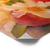 サンキスの桃の水色 ポスター (角)