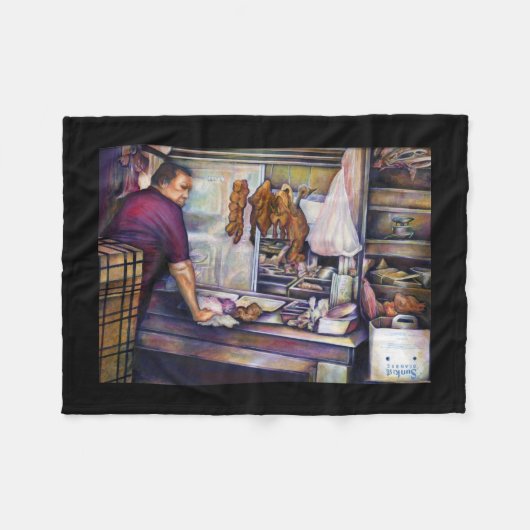 サンキスシンガポール フリースブランケット (正面(横))