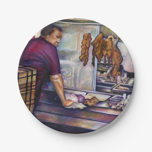 サンキスシンガポール ペーパープレート (正面)