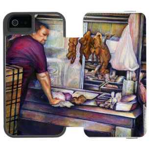 サンキスシンガポール iPhone SE/5/5sウォレットケース