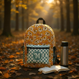 サンキスデイジーとラッキーラディバグ プリントバックパック