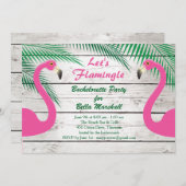 サンキスフラミンゴバチェロレッテ招待状 招待状 (正面/裏面)