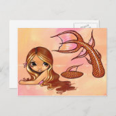 「サンキス人魚」はがき ポストカード (正面/裏面)