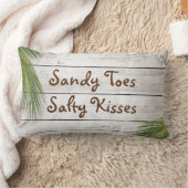 サンキス砂利足指の塩辛いキス枕 ランバークッション (ブランケット)