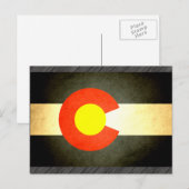 サンキス・コロラド州旗 ポストカード (正面/裏面)