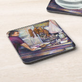 サンキス・チキン（シンガポール） コースター (左側)