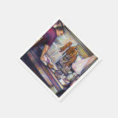 サンキス・チキン(シンガポール) スタンダードカクテルナプキン (角)