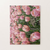 サンキス・ピンク・チューリップ ジグソーパズル (縦)